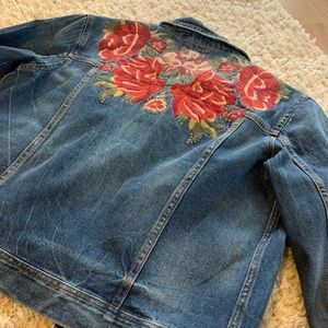 Jean Jacket with Embroidery